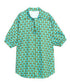 Retro Flower Print Blouse